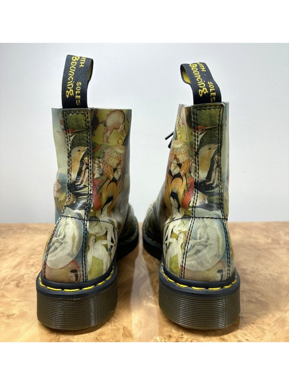 Dr Martens 1460 Pascal Hieronymus Bosch Heaven Boots EU 41 US W 9 Rare - Picture 4 of 9